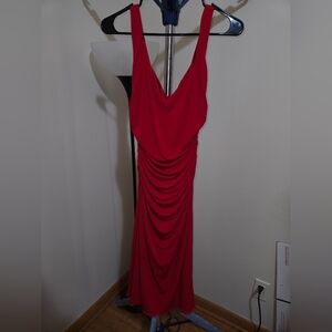Laundry By Shelli Segal Red Backless Dress
